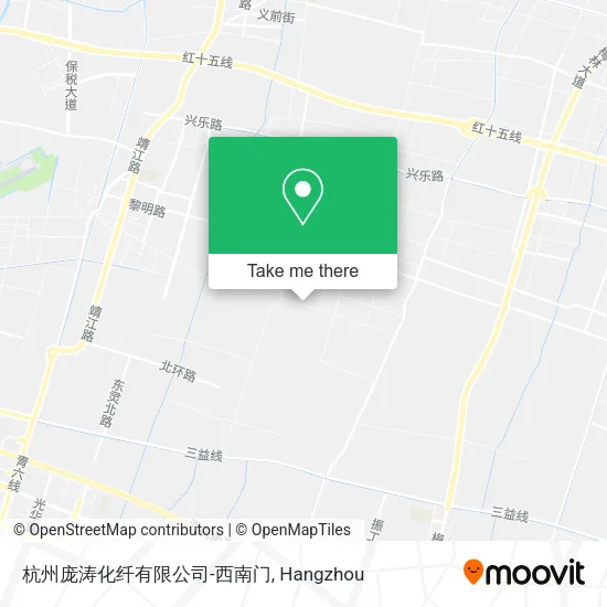 杭州庞涛化纤有限公司-西南门 map
