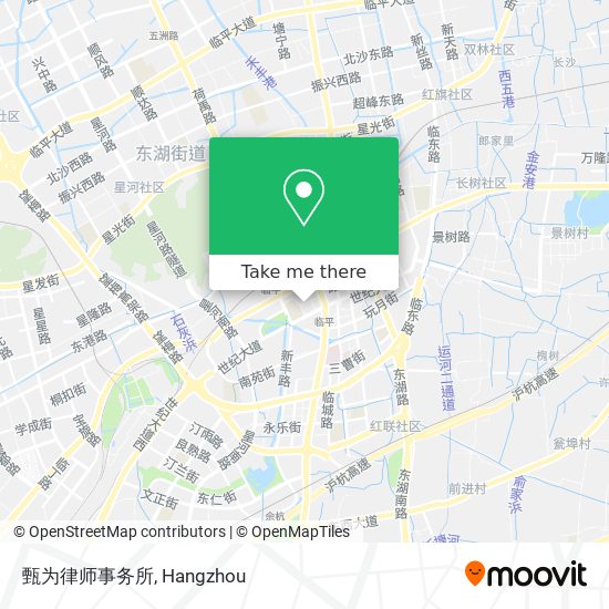 甄为律师事务所 map