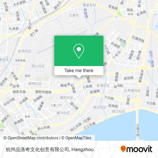 杭州品洛奇文化创意有限公司 map