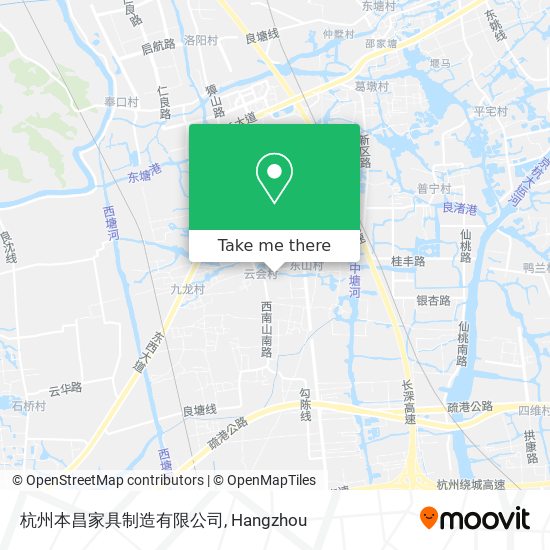 杭州本昌家具制造有限公司 map