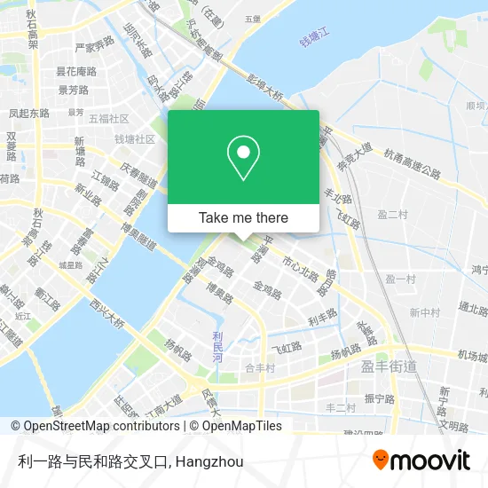 利一路与民和路交叉口 map