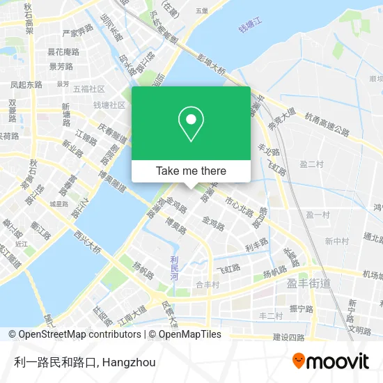 利一路民和路口 map