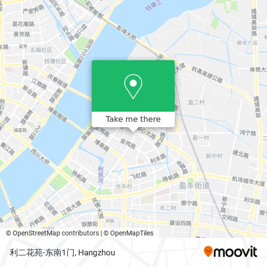 利二花苑-东南1门 map