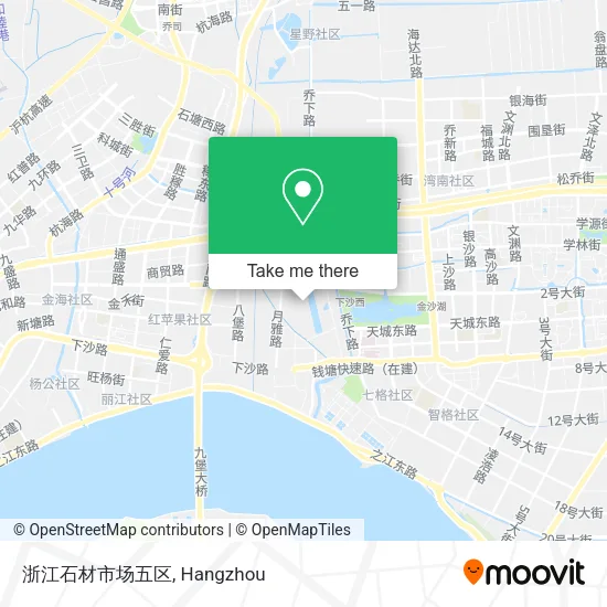 浙江石材市场五区 map