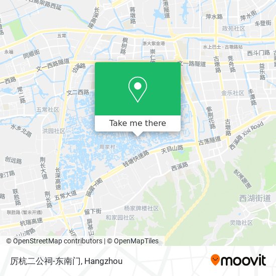 厉杭二公祠-东南门 map