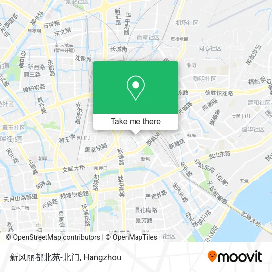 新风丽都北苑-北门 map