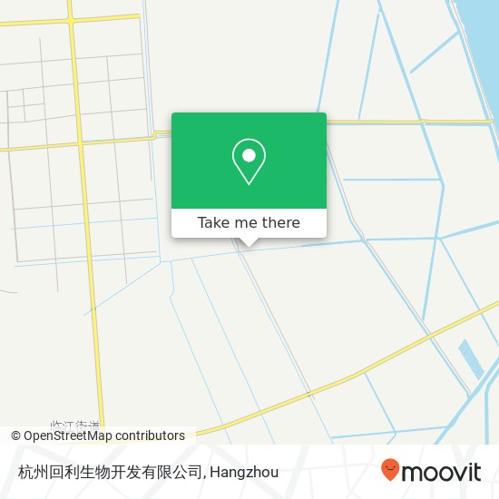 杭州回利生物开发有限公司 map