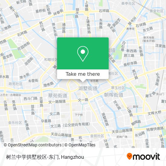 树兰中学拱墅校区-东门 map