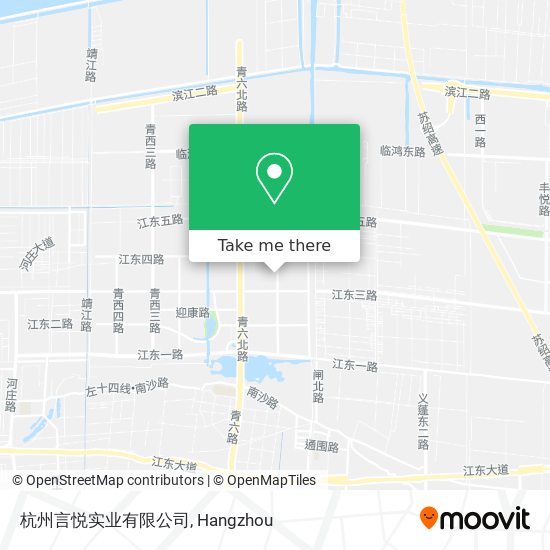 杭州言悦实业有限公司 map