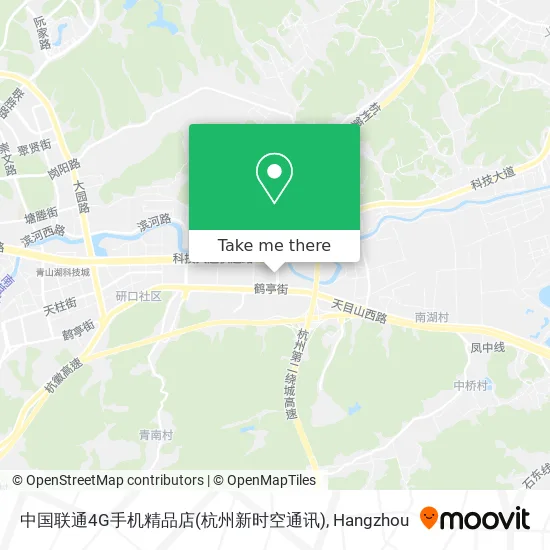 中国联通4G手机精品店(杭州新时空通讯) map