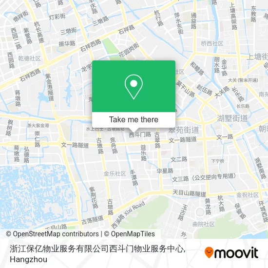 浙江保亿物业服务有限公司西斗门物业服务中心 map