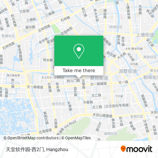 天堂软件园-西2门 map