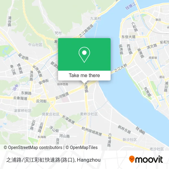 之浦路/滨江彩虹快速路(路口) map