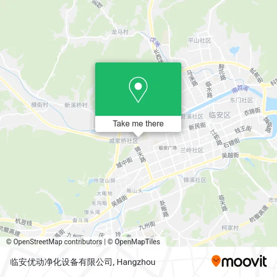 临安优动净化设备有限公司 map