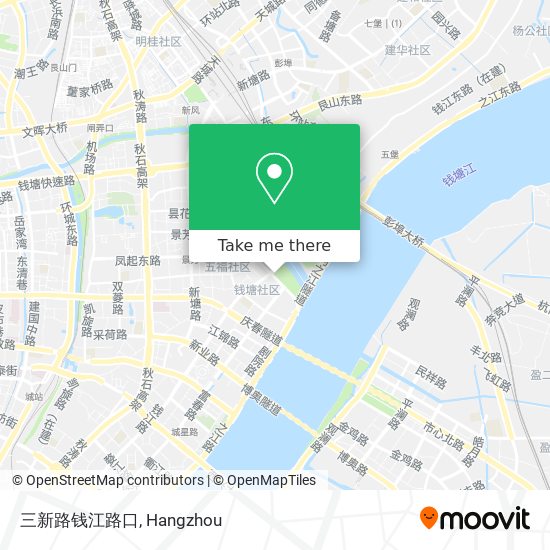 三新路钱江路口 map