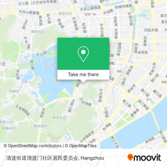 清波街道清波门社区居民委员会 map