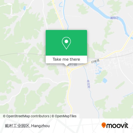 戴村工业园区 map