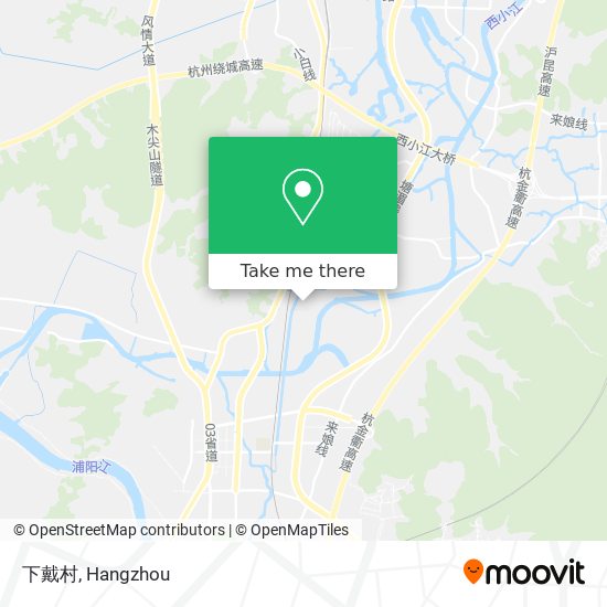 下戴村 map
