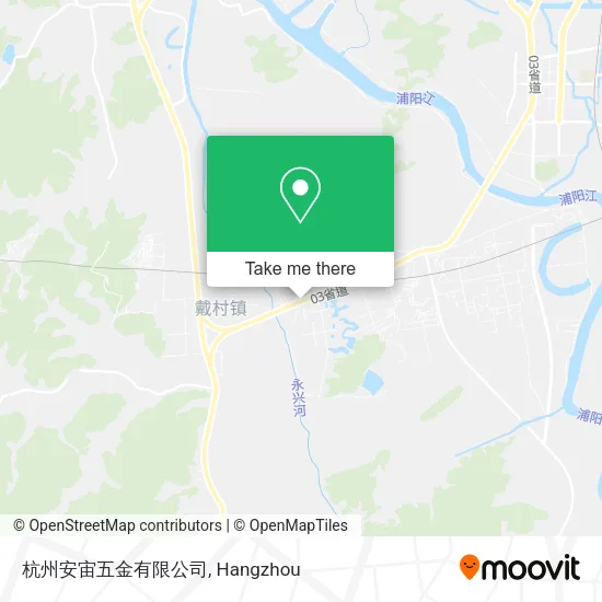 杭州安宙五金有限公司 map