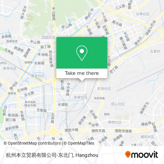 杭州本立贸易有限公司-东北门 map