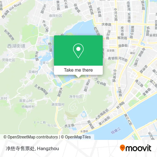 净慈寺售票处 map