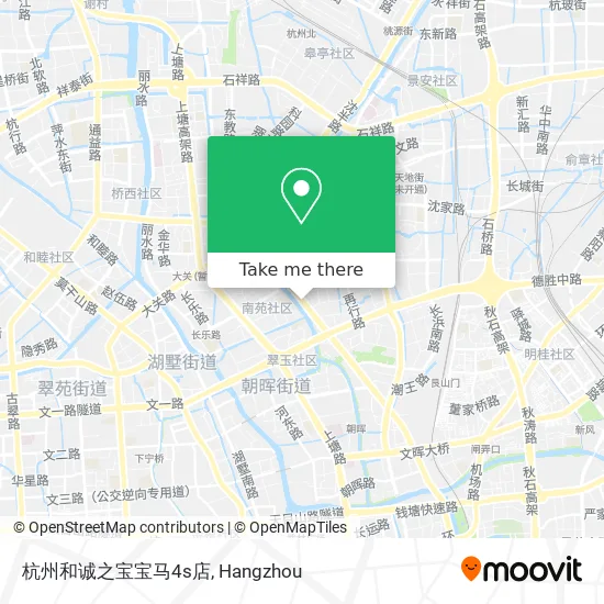 杭州和诚之宝宝马4s店 map