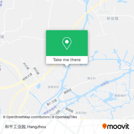 和平工业园 map