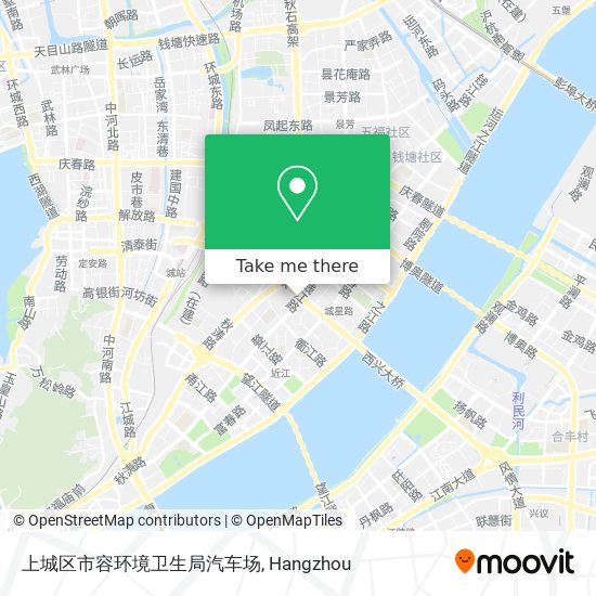 上城区市容环境卫生局汽车场 map