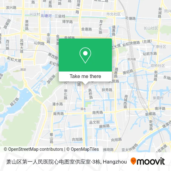 萧山区第一人民医院心电图室供应室-3栋 map