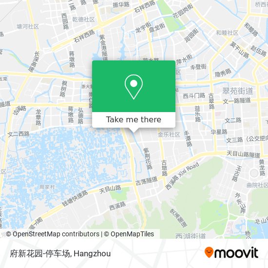 府新花园-停车场 map