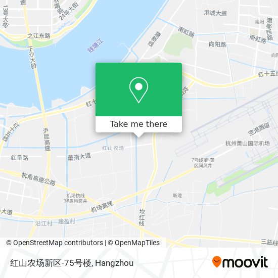 红山农场新区-75号楼 map