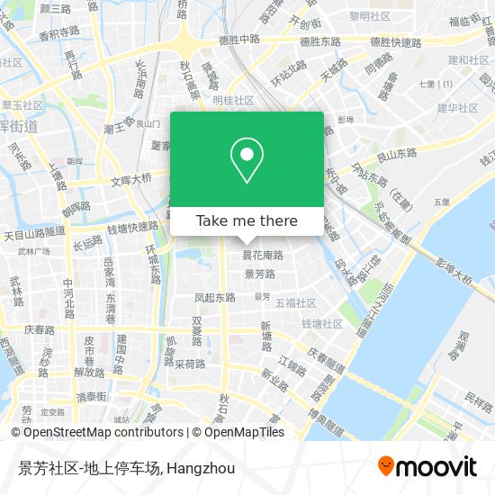 景芳社区-地上停车场 map