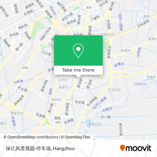 保亿风景晨园-停车场 map
