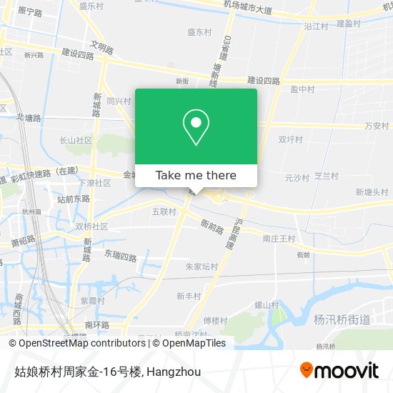 姑娘桥村周家金-16号楼 map