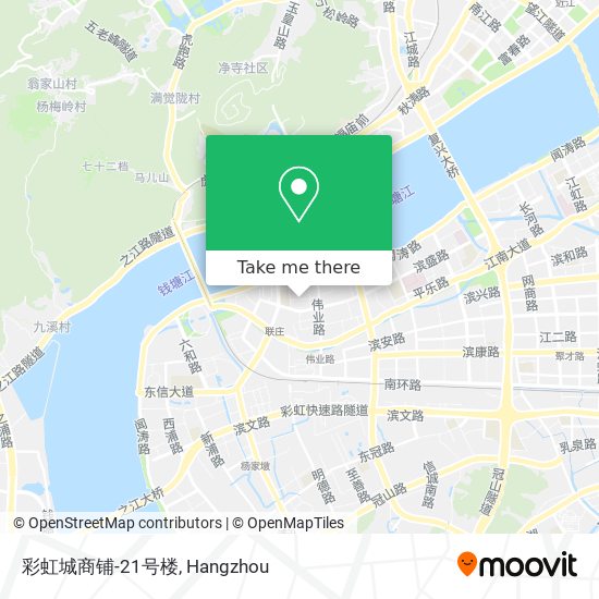 彩虹城商铺-21号楼 map