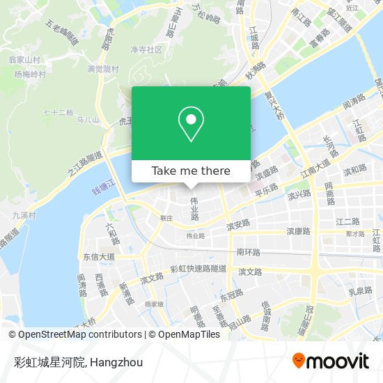 彩虹城星河院 map