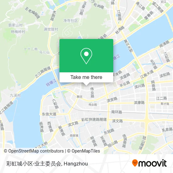 彩虹城小区-业主委员会 map