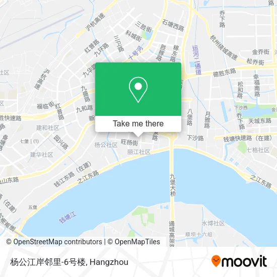 杨公江岸邻里-6号楼 map