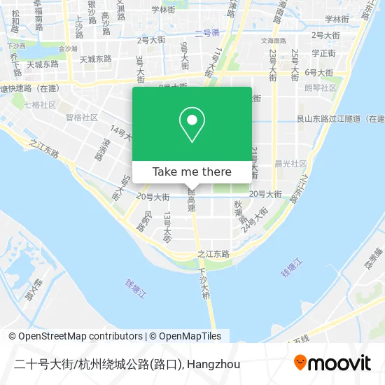 二十号大街/杭州绕城公路(路口) map