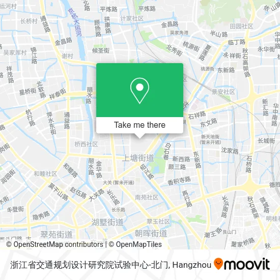 浙江省交通规划设计研究院试验中心-北门 map