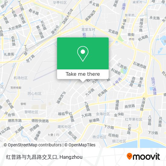 红普路与九昌路交叉口 map