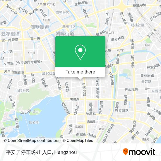平安居停车场-出入口 map