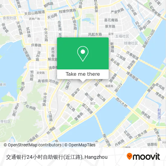 交通银行24小时自助银行(近江路) map