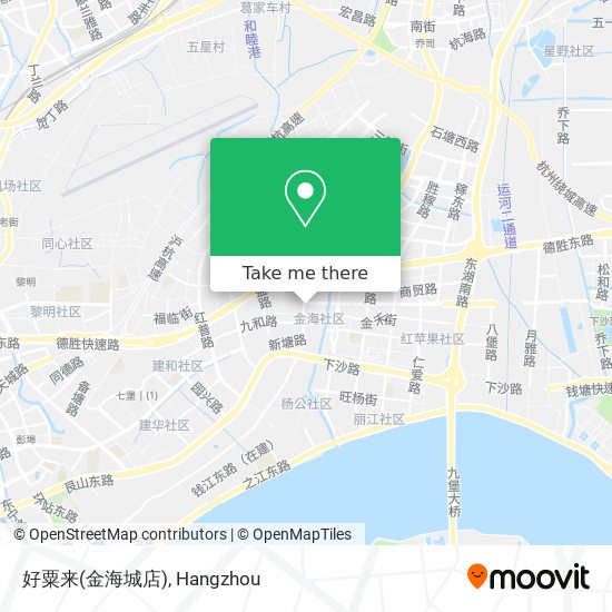 好粟来(金海城店) map