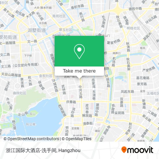 浙江国际大酒店-洗手间 map