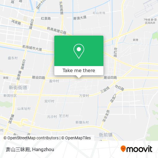 萧山三昧殿 map