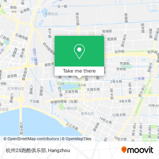 杭州2S跑酷俱乐部 map