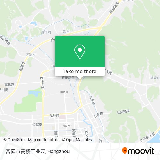 富阳市高桥工业园 map