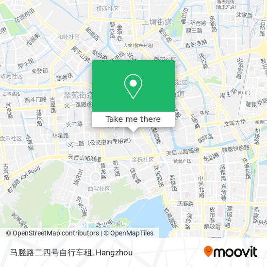 马塍路二四号自行车租 map
