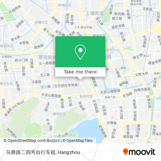 马塍路二四号自行车租 map
